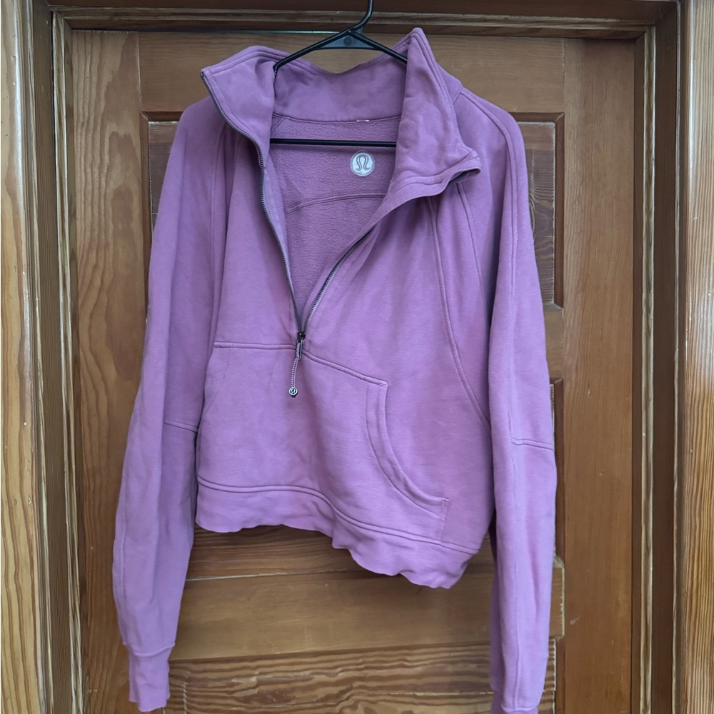 lululemon athletica scuba oversized funnel neck - velvet dust XL/XXL